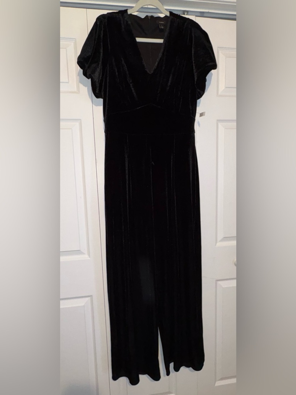 Halogen Black Velvet Jumpsuit